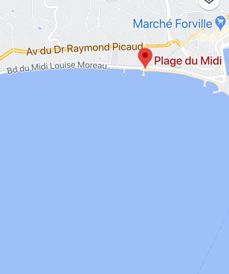 Appartement Rooftop, Premiere Ligne, Vue Mer, 50M De Plage Du Midi Cannes Exteriér fotografie